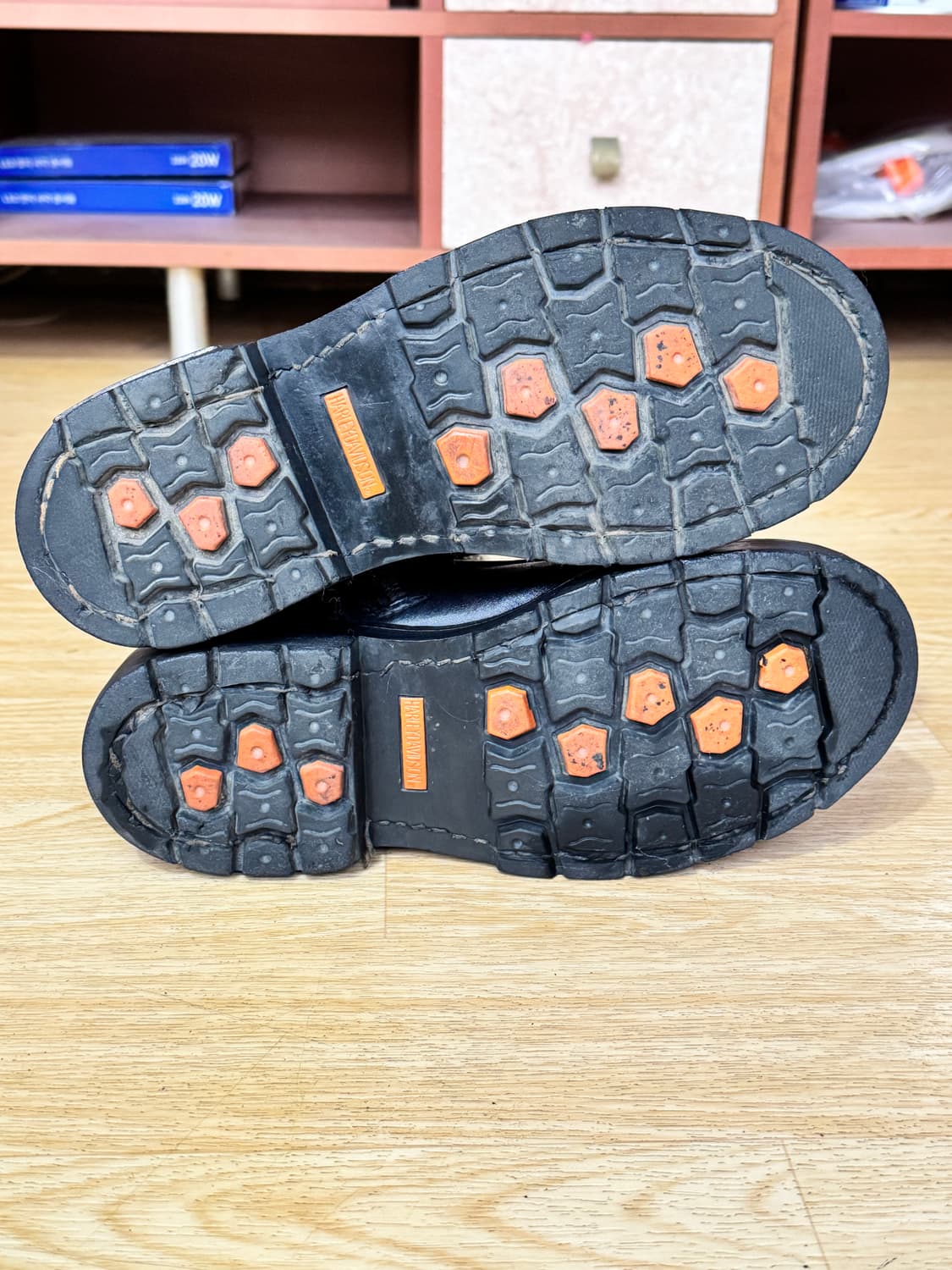 할리데이비슨 블랙 가죽 워커 40uk 상품이미지8