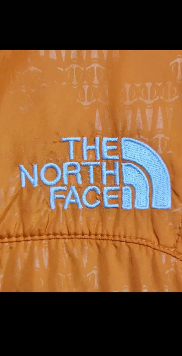 (100) 노스페이스 경량패딩 점퍼 오렌지색 등산복 자켓 아웃도어  상품이미지4