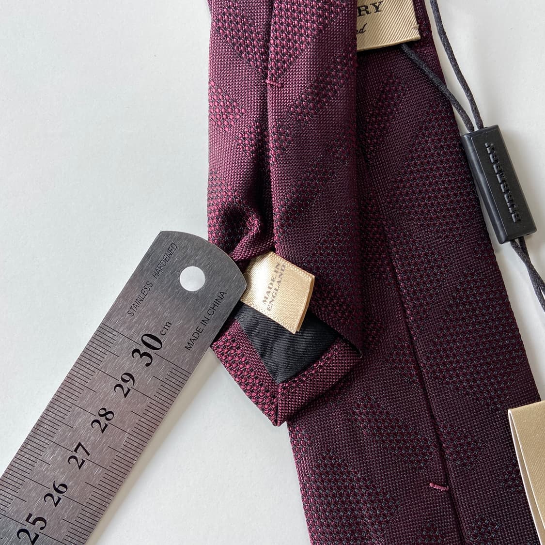 택달린 미사용품 버버리 노바체크 명품 정품 넥타이 (Burberry) 상품이미지6