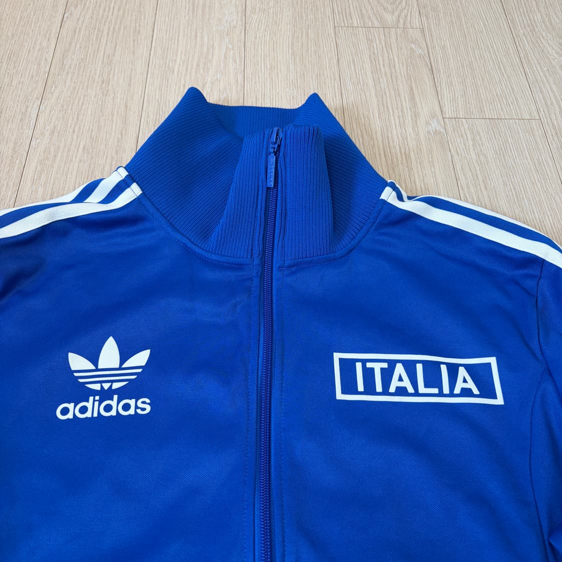 아디다스 X 이탈리아 로얄 블루 베켄바우어 트랙탑 져지 상품이미지3