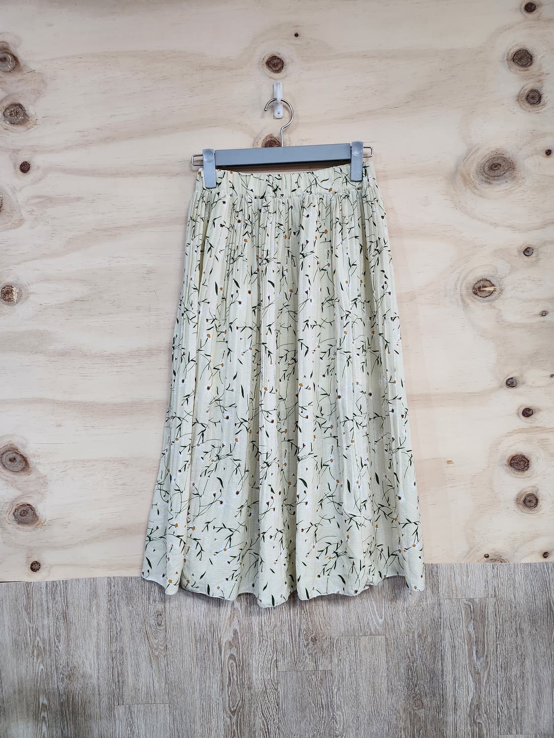 536) 여성 플라워패턴 롱 밴딩 스커트 상품이미지1