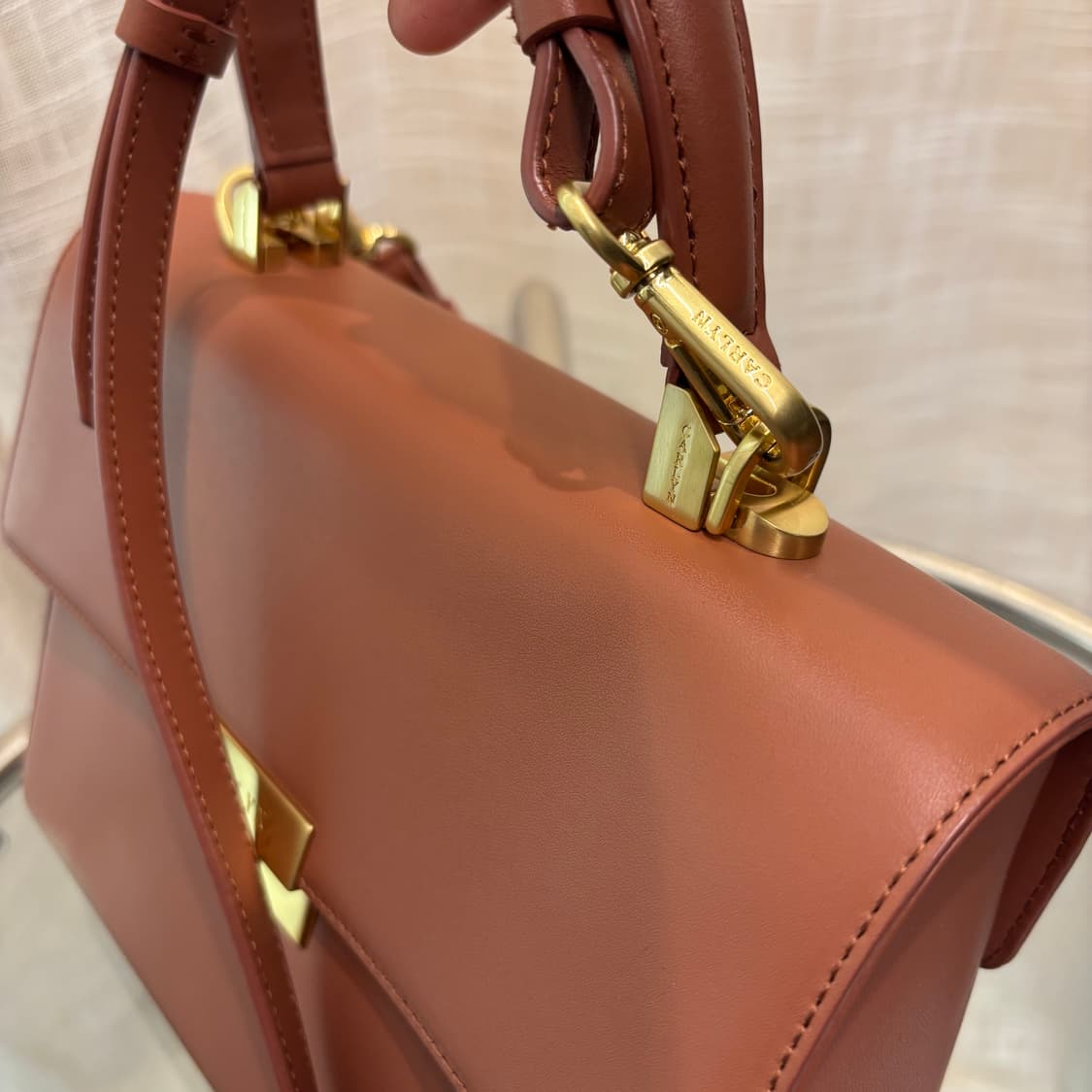 정품 칼린 사첼 토트 숄더백     상품이미지5