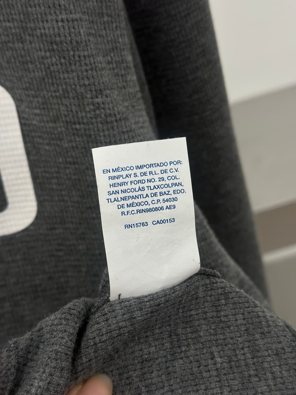 폴로 랄프로렌 차콜 빅로고 와플티  상품이미지6