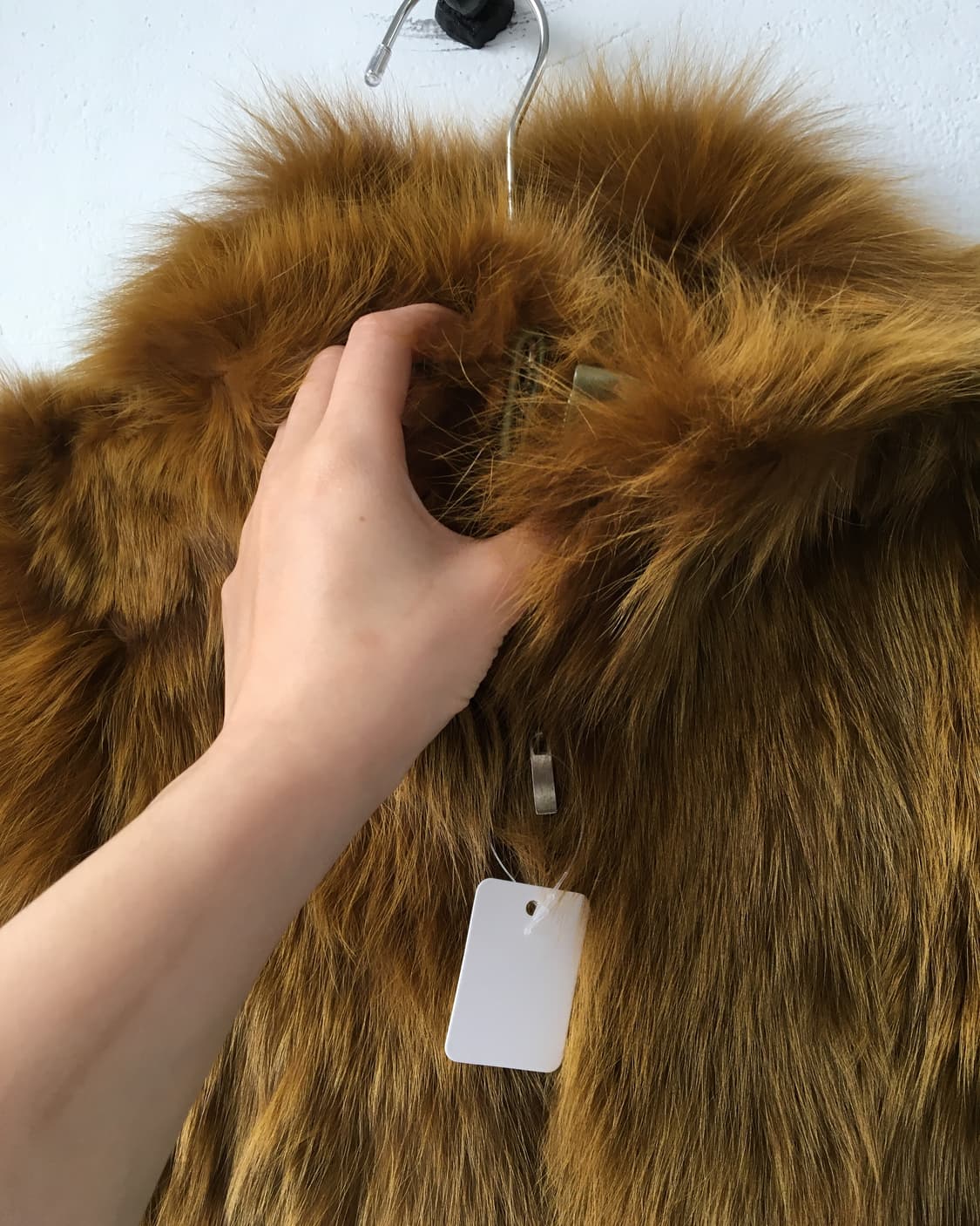 Fur layered leather jacket 상품이미지4