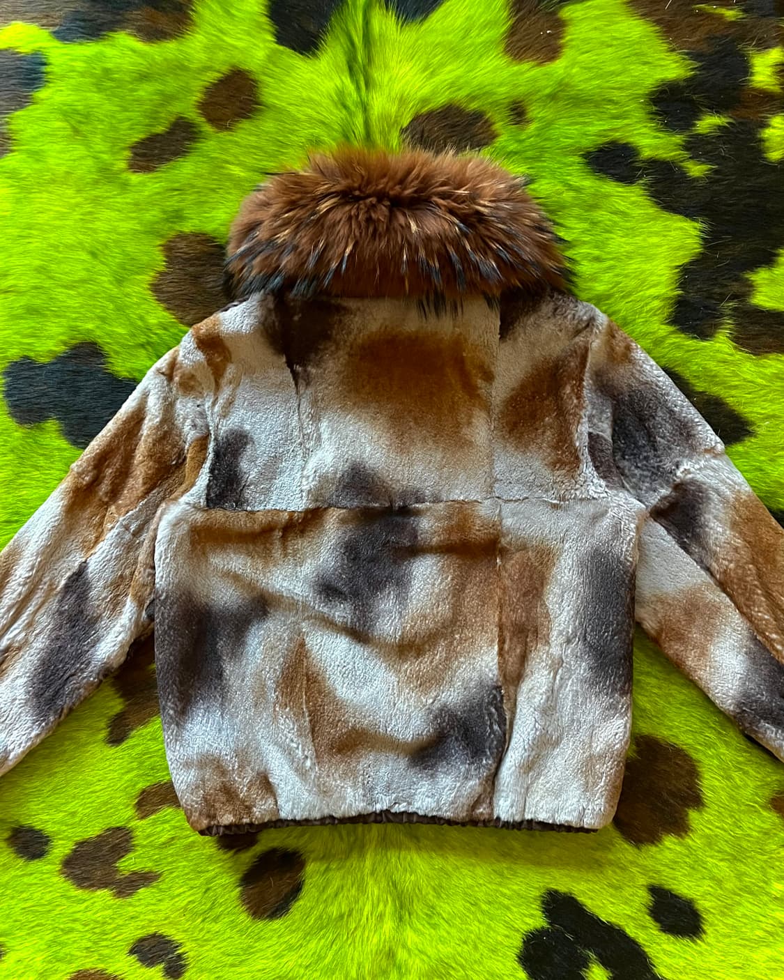 1980-90s Italian Red Fox Beaver Lamb JK 상품이미지10