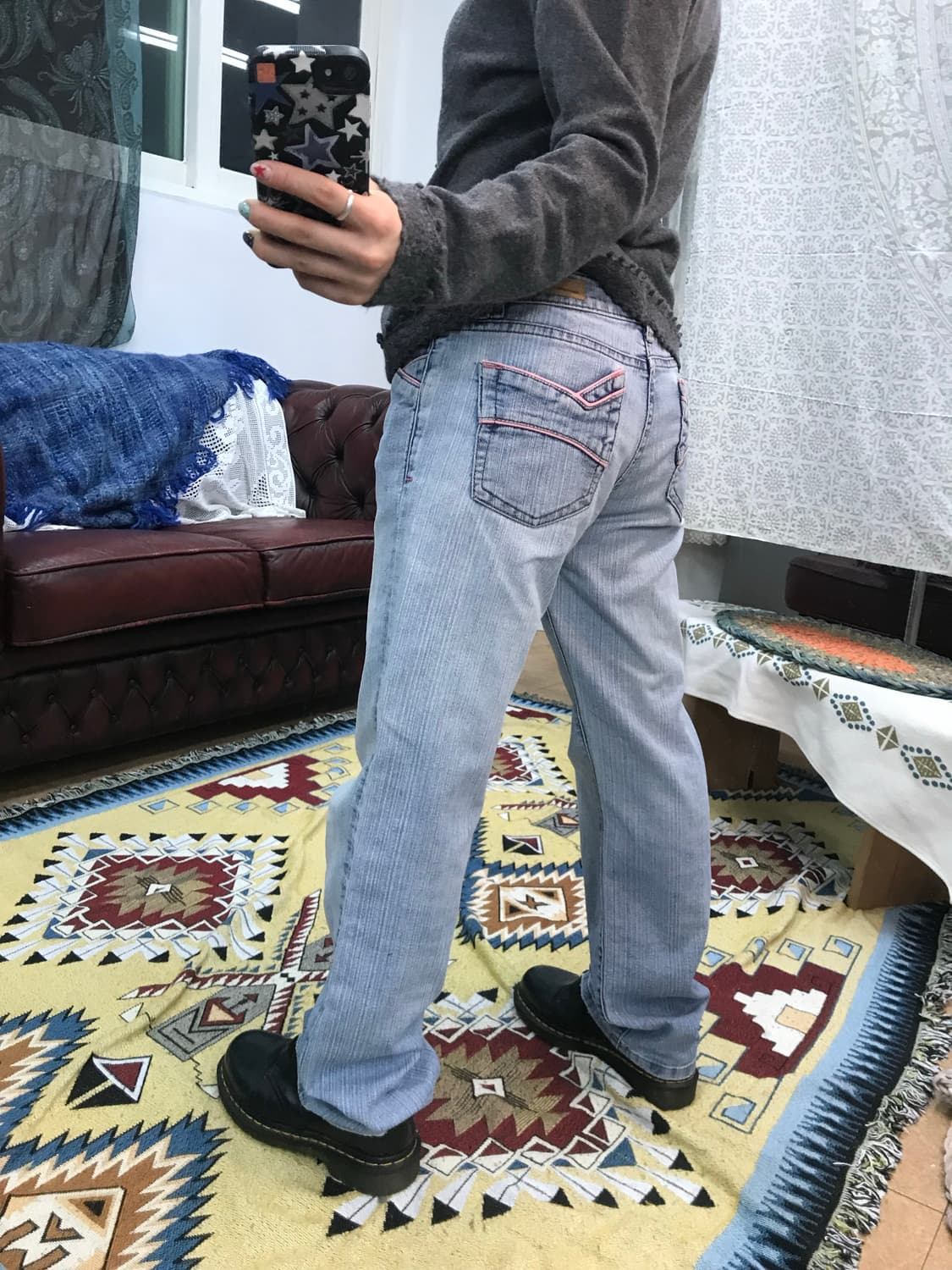 아베크롬비 여성 연청 데님팬츠  상품이미지2