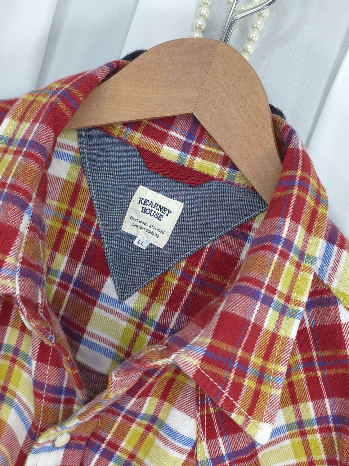 일본브랜드 KEARNEY HOUSE 웨스턴 플란넬 셔츠 LL 상품이미지10