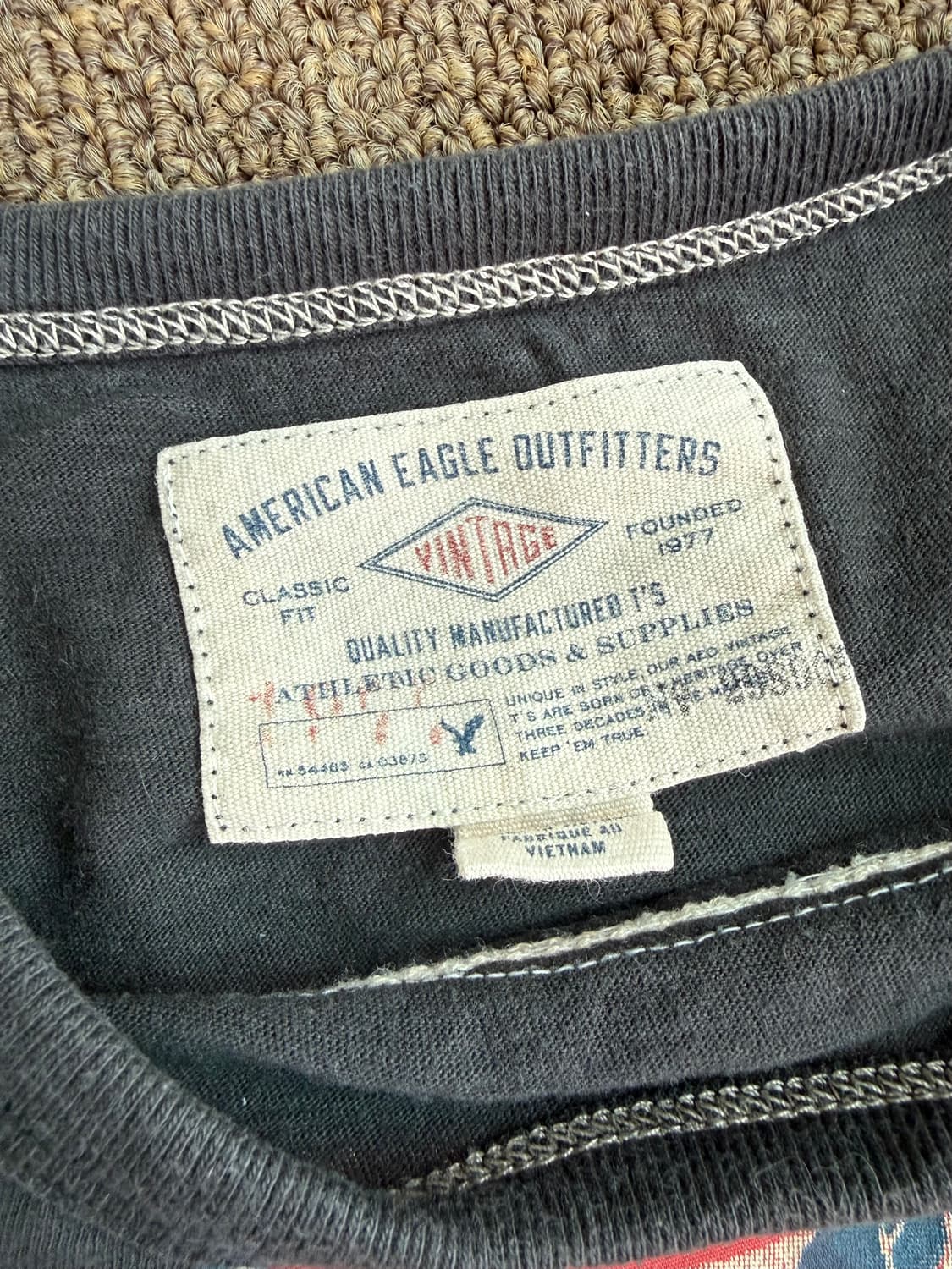 AMERICAN EAGLE 아메리칸이글 성조기 빈티지 반팔 티셔츠 상품이미지3