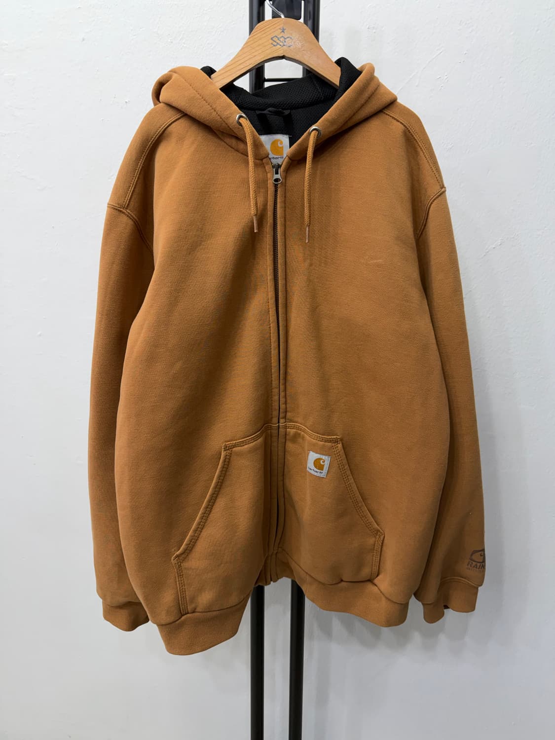 정품) 칼하트 오버사이즈 브라운 후드집업 M 상품이미지1