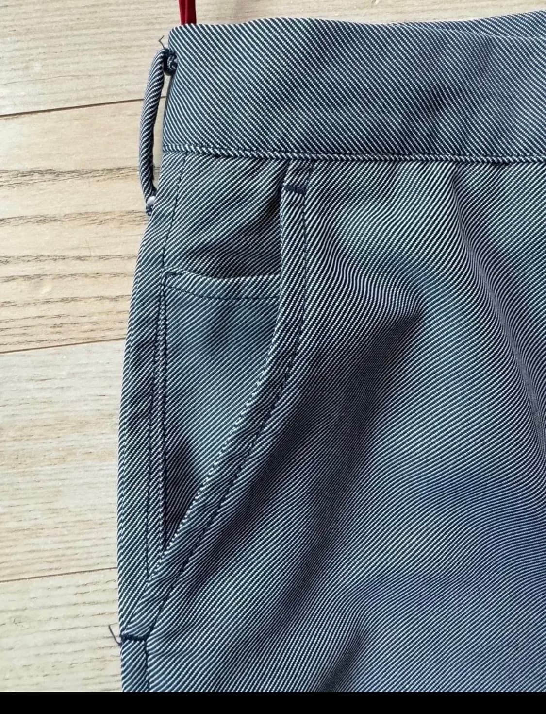 Prada 세미 부츠컷 지퍼 바지 상품이미지4