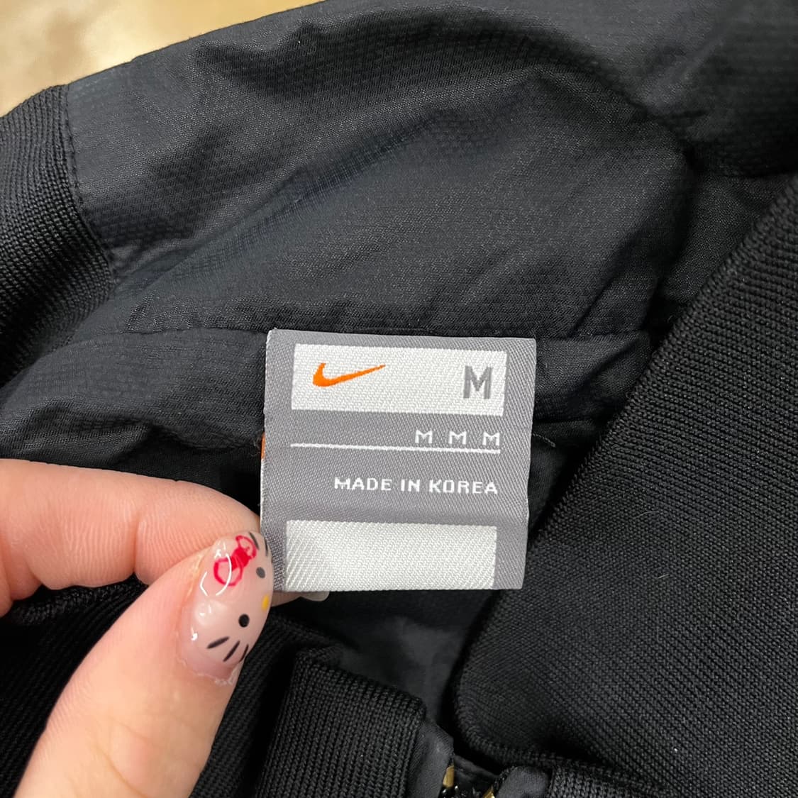 [정품/M] 나이키 블랙 블루 트랙 바람막이 자켓 b19 상품이미지5