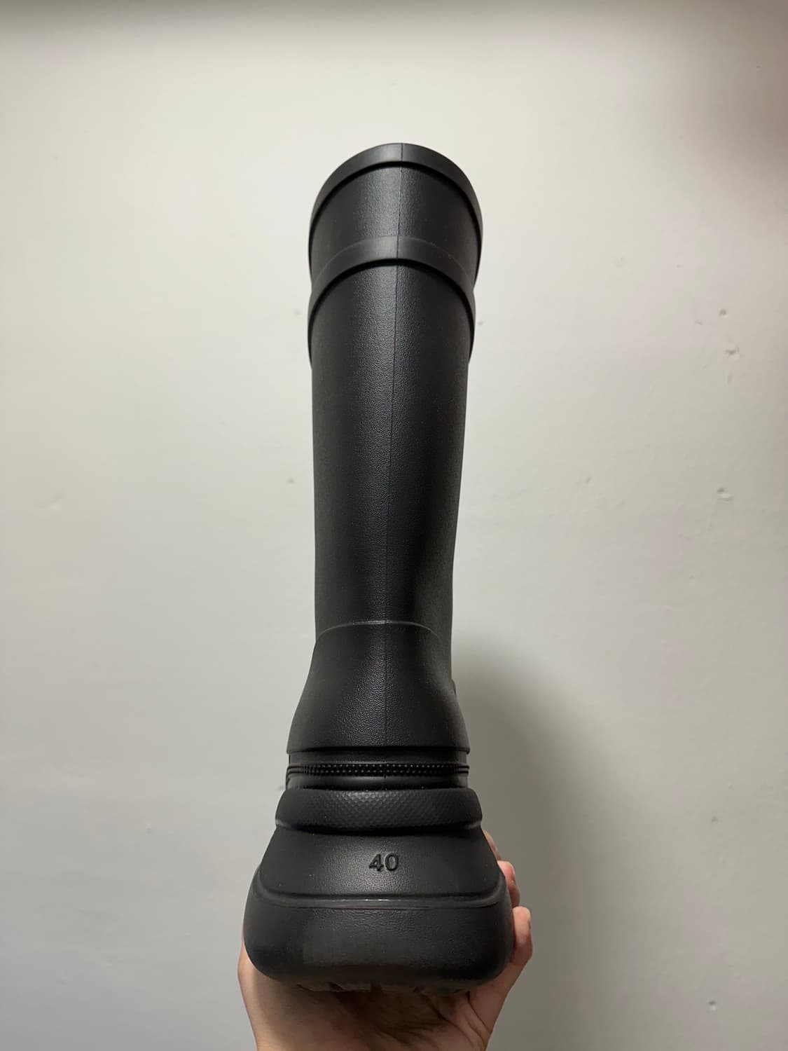 [40] 발렌시아가 크록스 부츠 블랙 상품이미지3