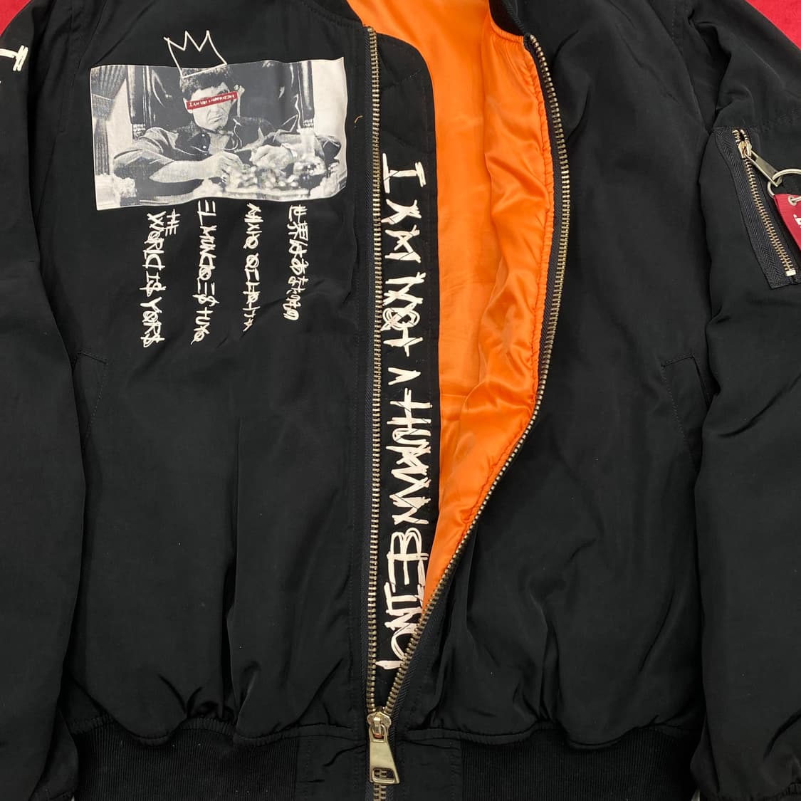 아이엠낫어휴먼비잉 MA-1 자켓 XL  상품이미지2