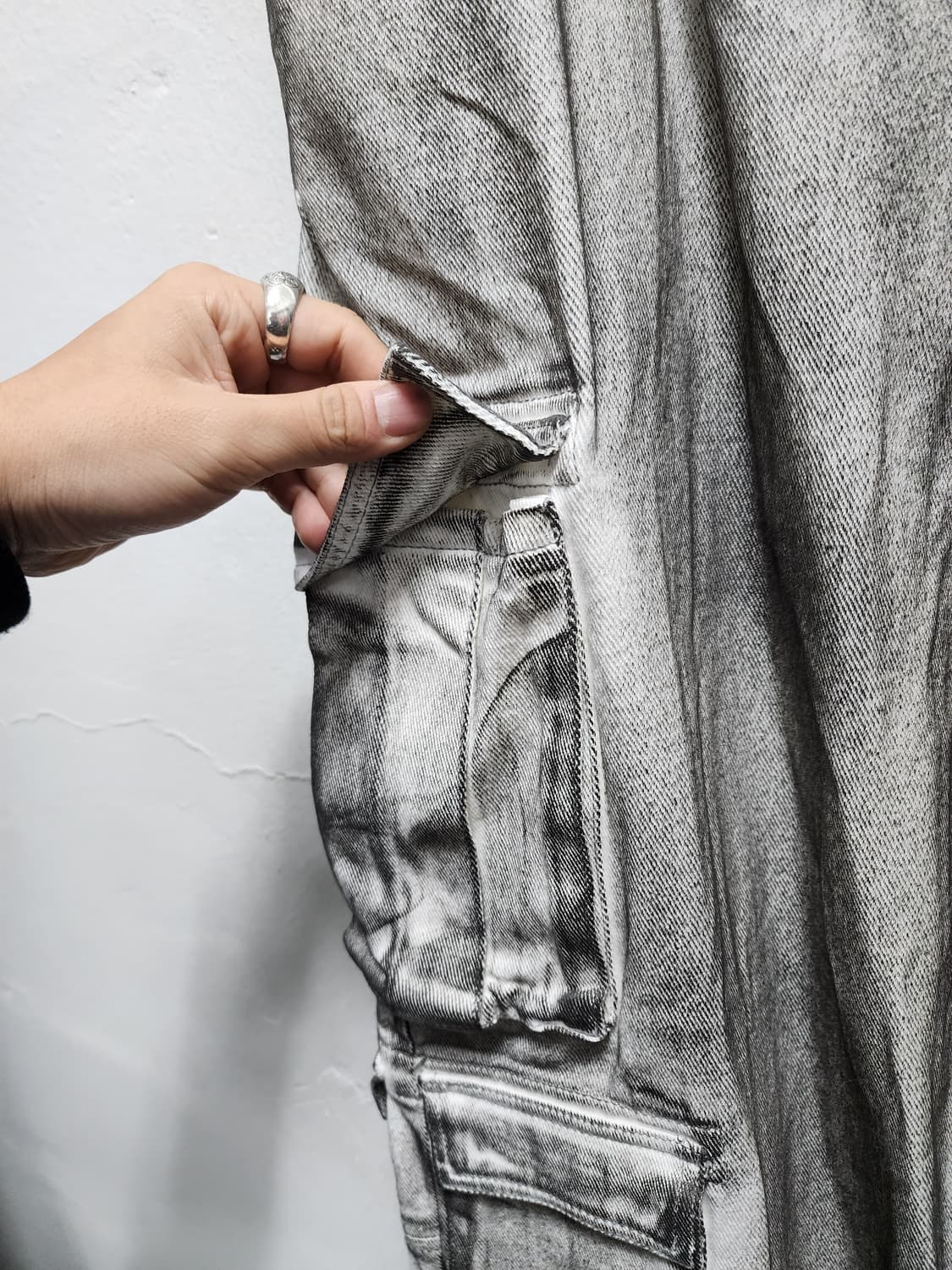 낫포너드 더티워싱 멀티 카고바지 상품이미지4