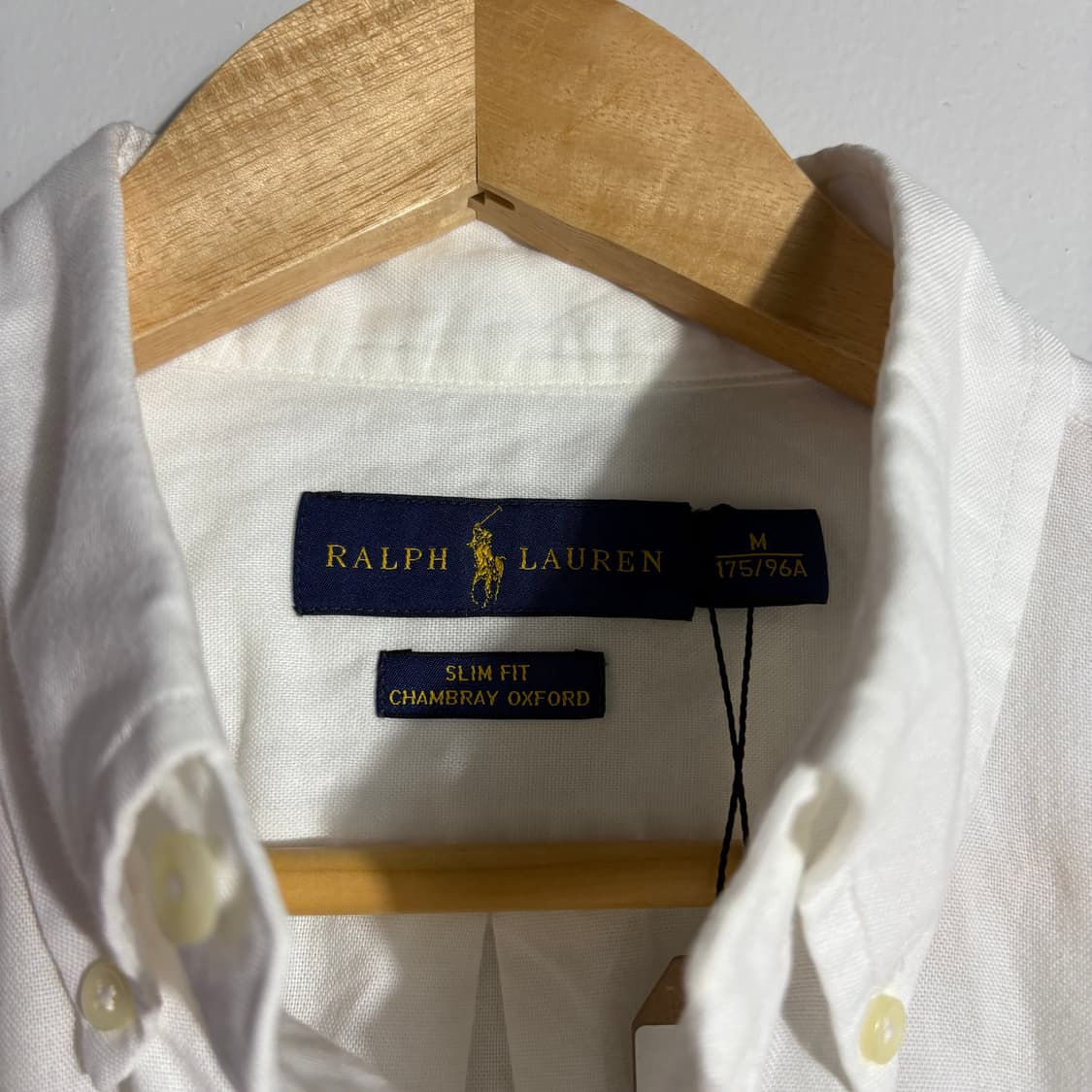 폴로 랄프로렌 빈티지 화이트 반팔 버튼다운 셔츠 (무료배송) 상품이미지4