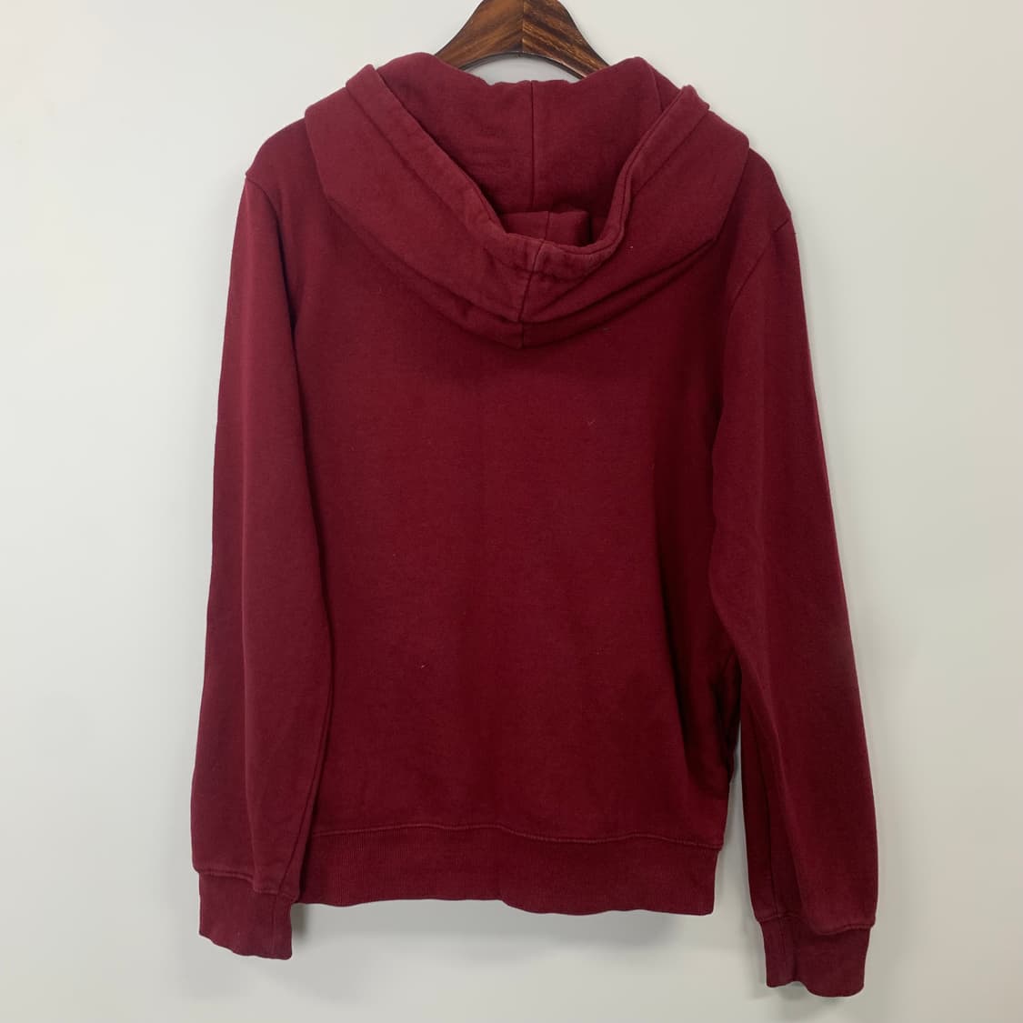 지프 y2k 와투케 버건디 후드티 상품이미지3