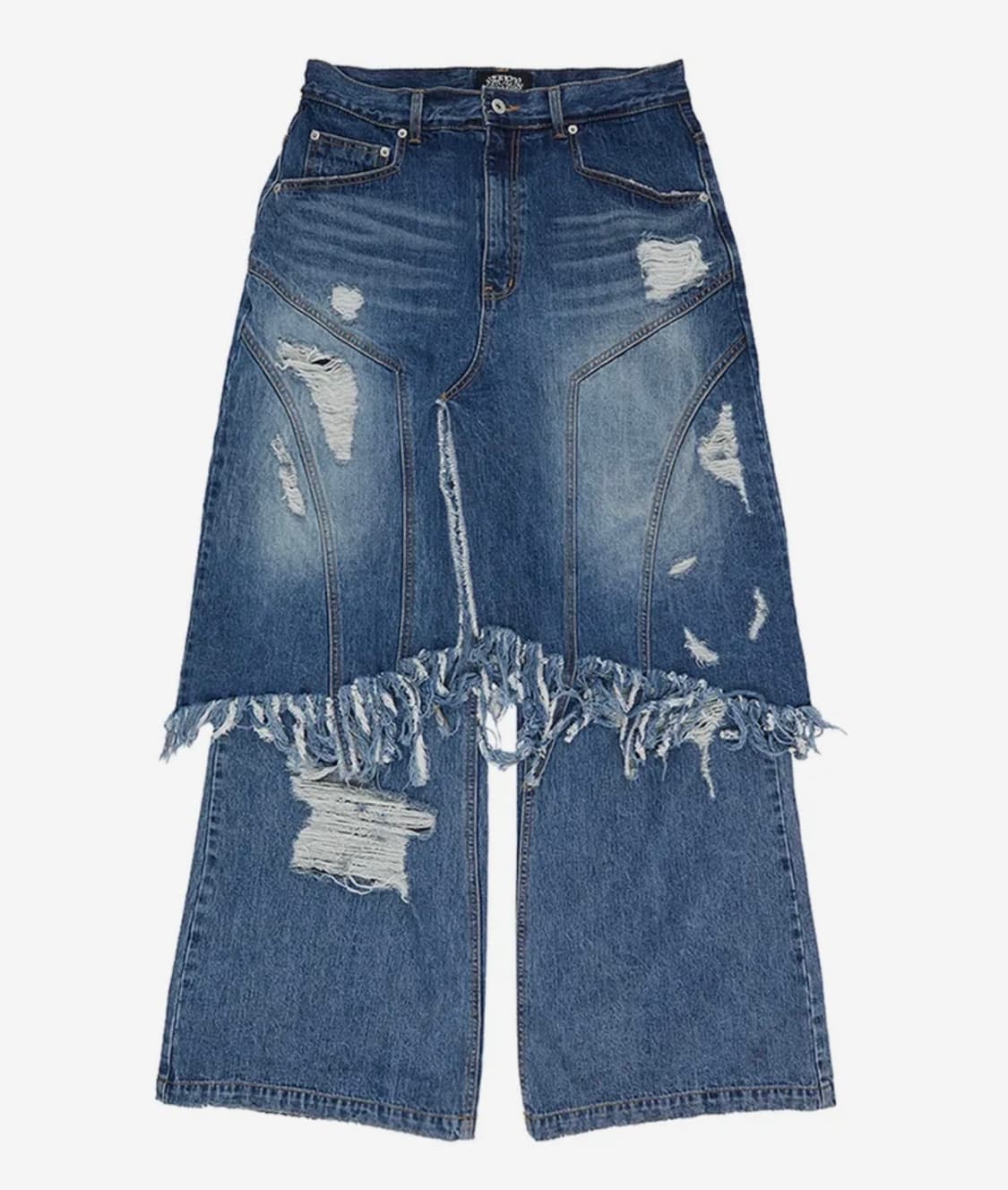 👖선데이 오프클럽 레이어드 데님팬츠👖 상품이미지4