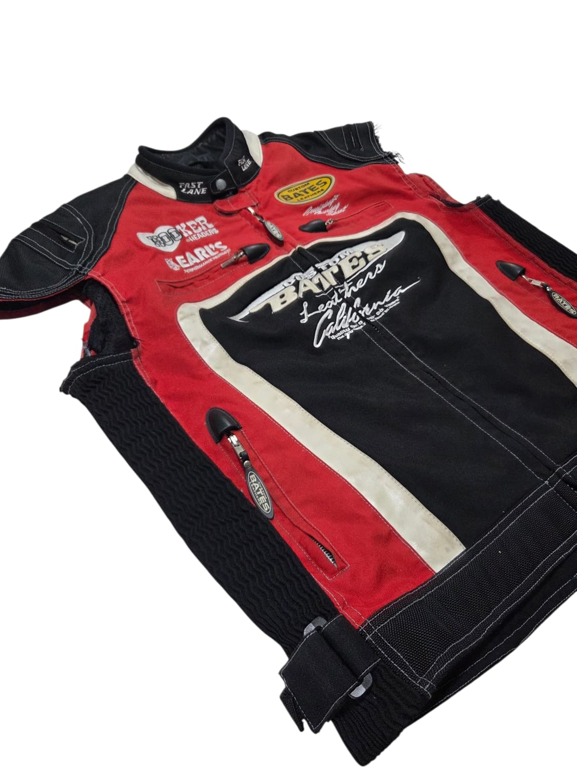 베이츠 빈티지 커스텀 메쉬 바이크 베스트 상품이미지4