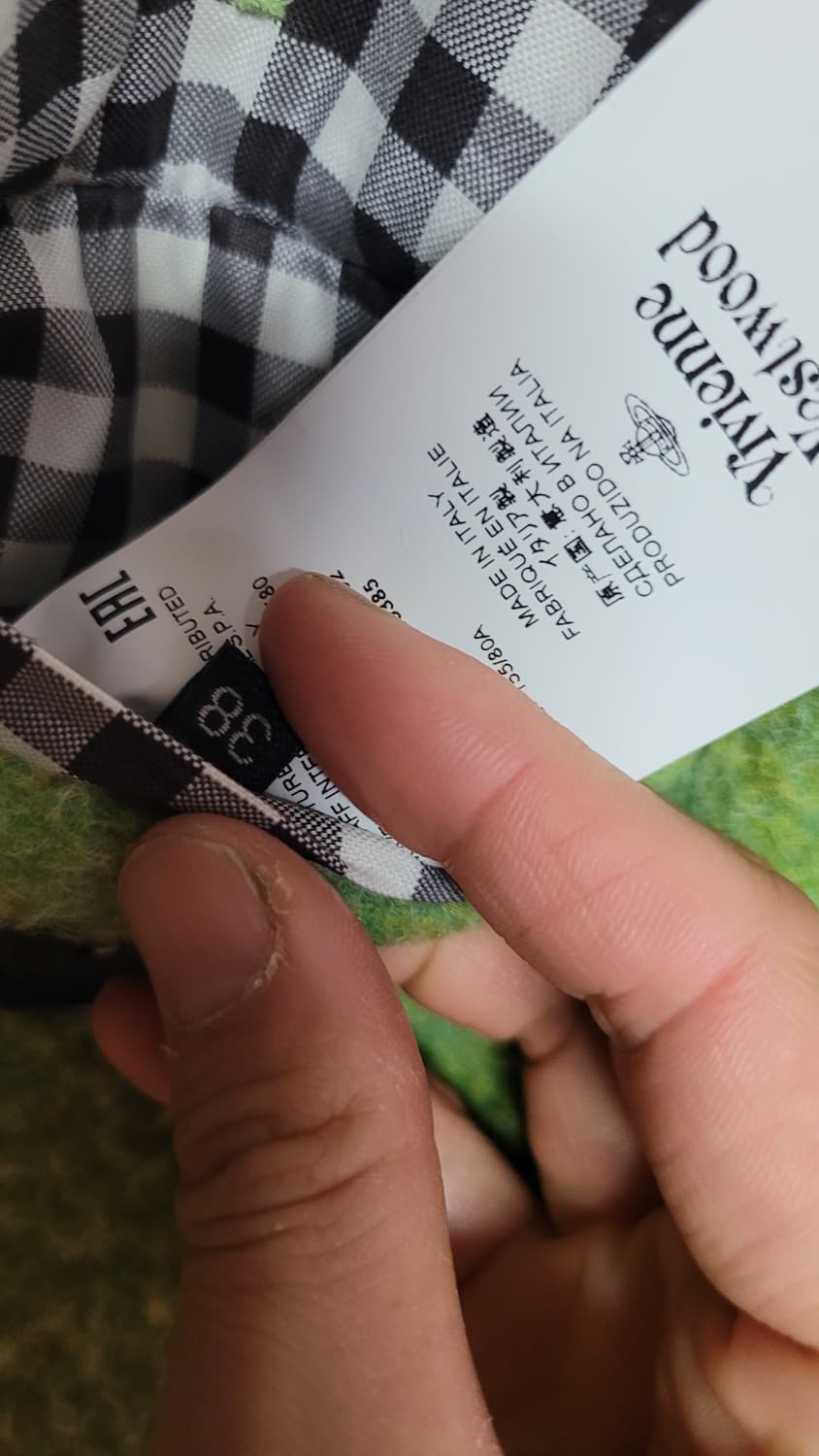 비비안웨스트우드 그린 크롭 자켓 38 상품이미지7