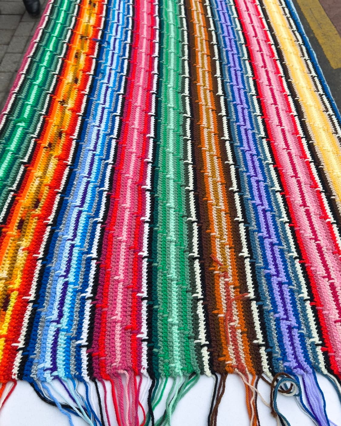 빈티지 소품 USA 크로셰 블랭킷 상품이미지1