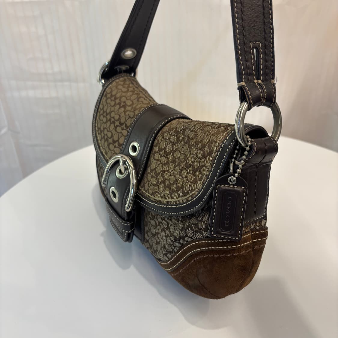 정품 코치 버클 호보백     상품이미지5