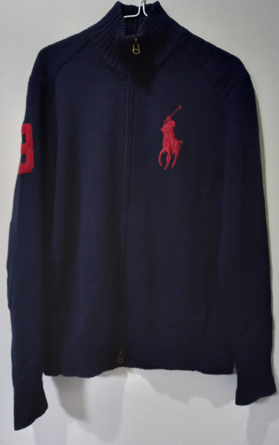 폴로 POLO 빅포니 니트집업 95/M 상품이미지1