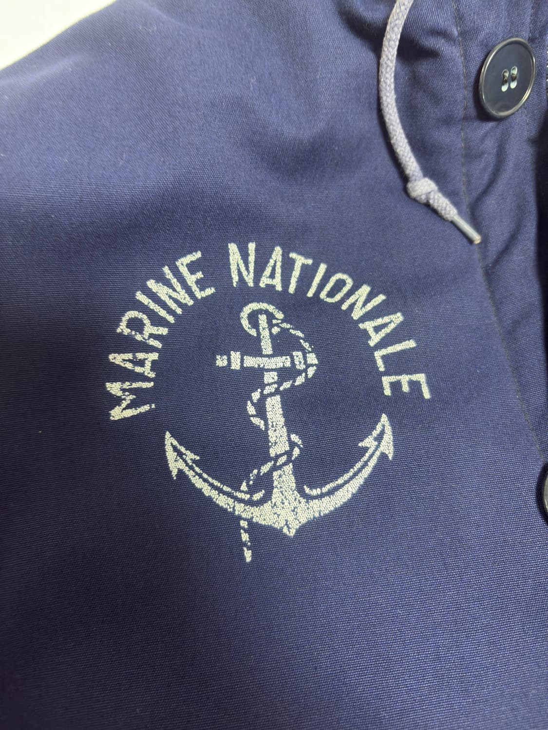 프랑스 해군 파카 코트 1984년 보급품 상품이미지3