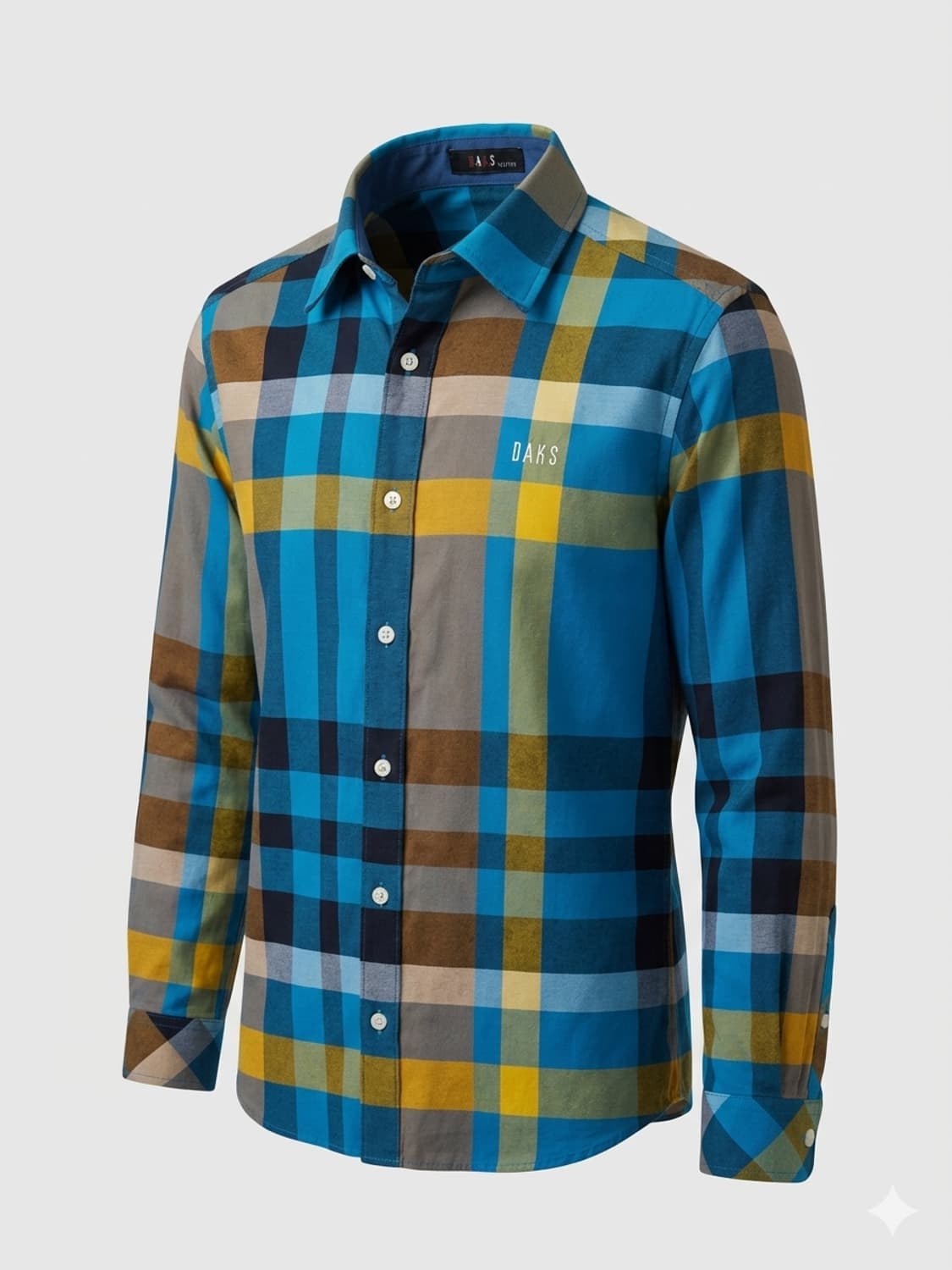 💙 닥스 체크 셔츠 165 | 여성 55 가능 | 슬림핏 봄셔츠 상품이미지2