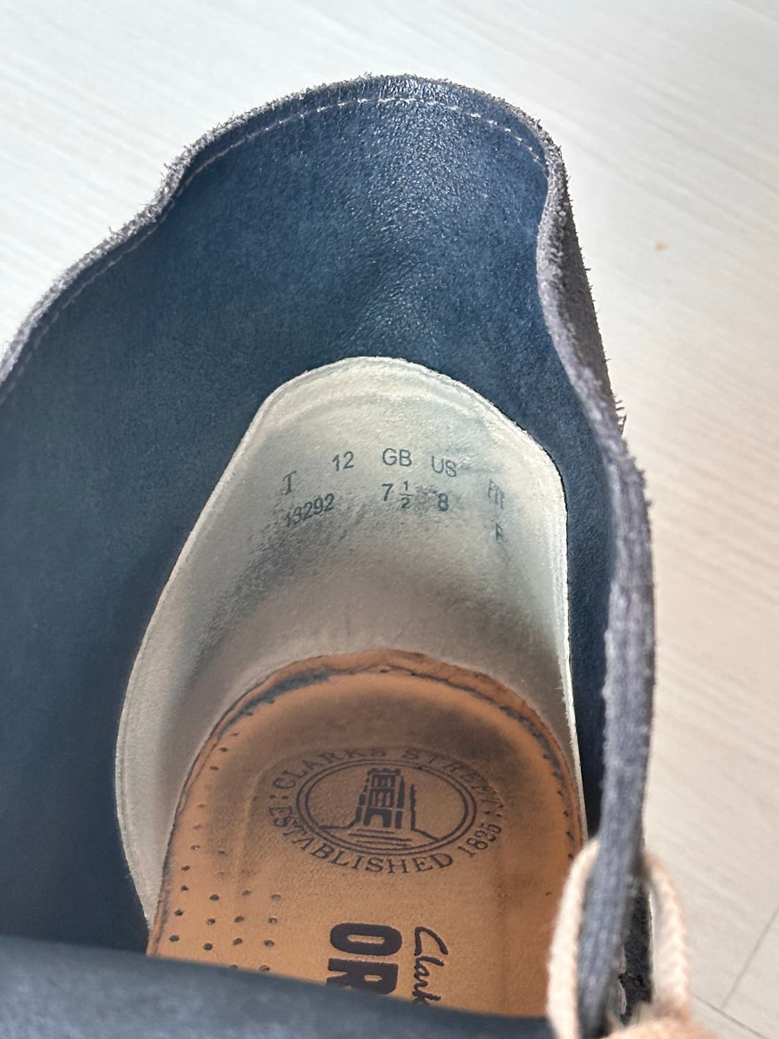 [US8/ 260] 클락스 데져트 스웨이드 그레이 상품이미지4