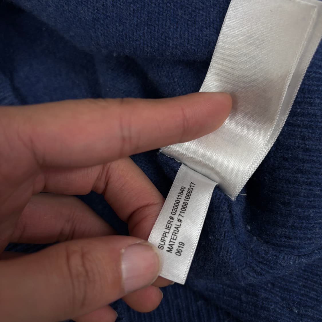 폴로 반집업 니트  상품이미지8