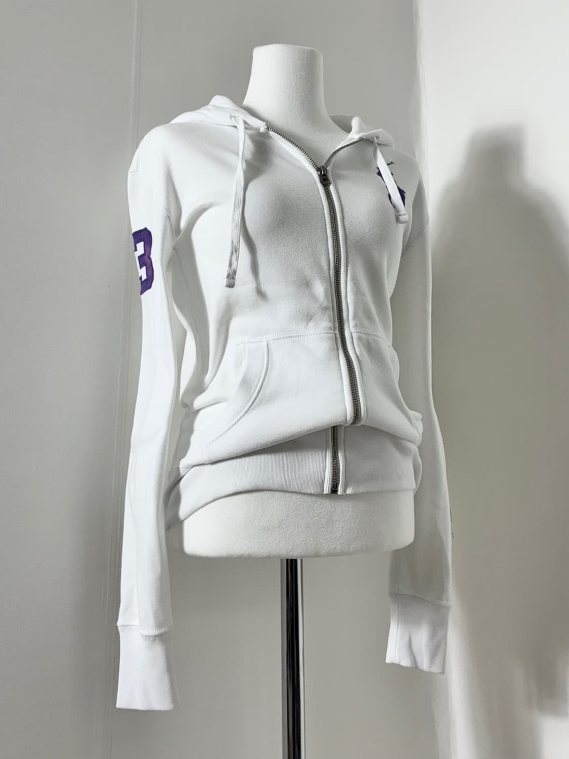 폴로 퍼플 빅포니 후드집업 상품이미지1