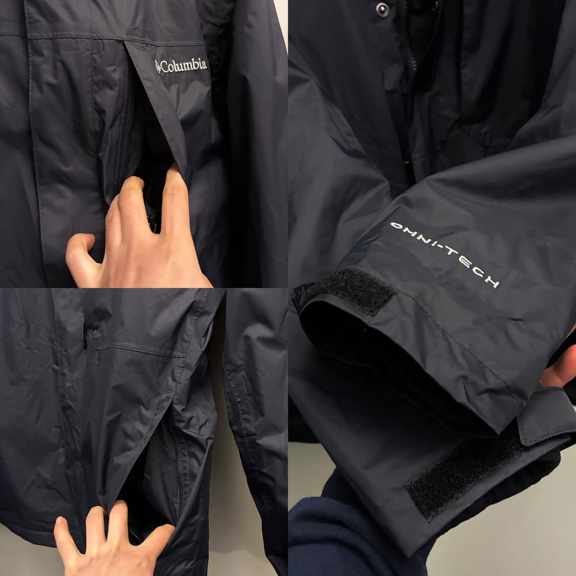 (M~L)컬럼비아 2 in 1 팁톤 피크 옴니테크 플리스 바람막이 점퍼 상품이미지8