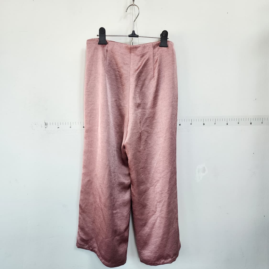 빈스 핑크 새틴 와이드 팬츠 상품이미지4