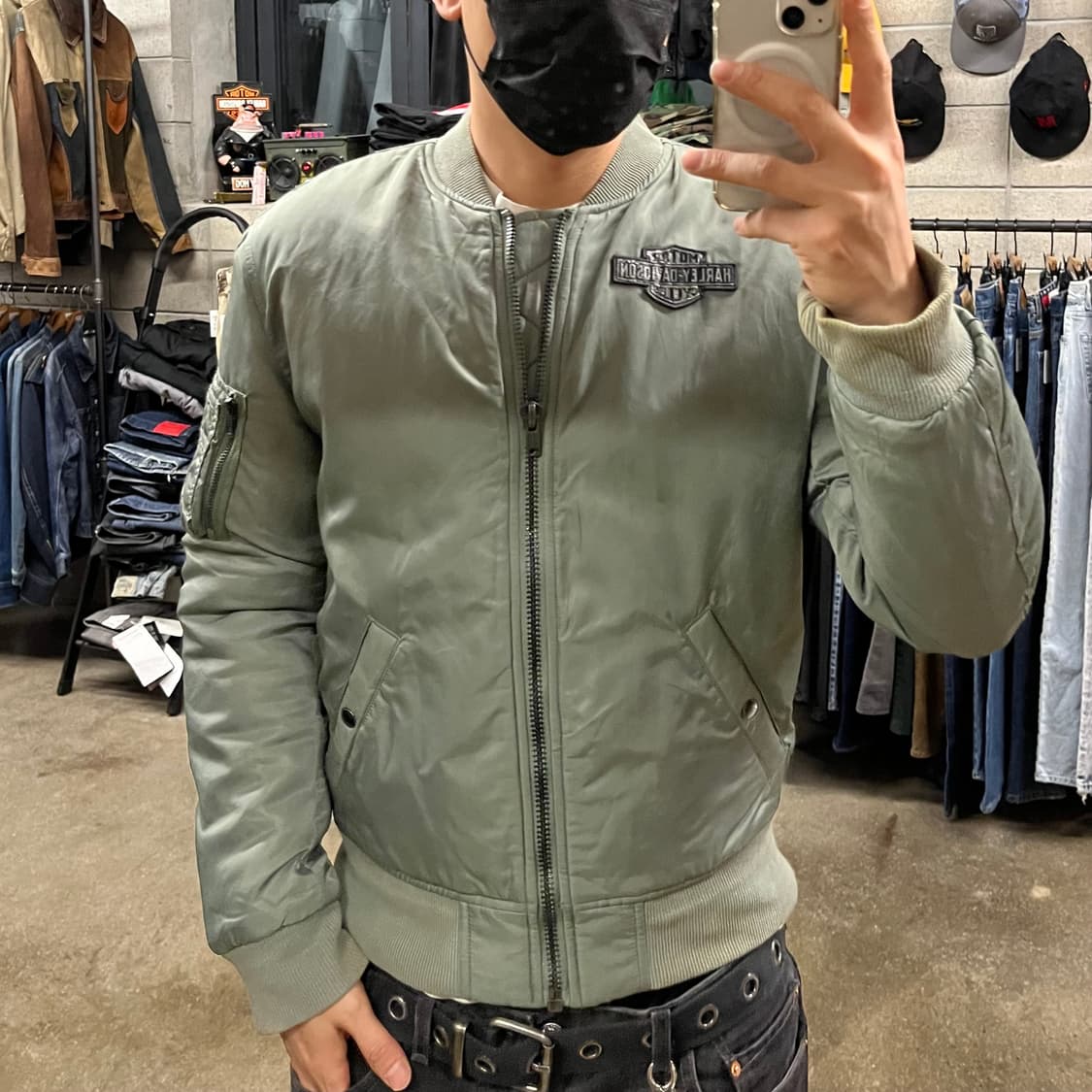 할리데이비슨 ma-1 봄버 자켓 (95) 상품이미지8