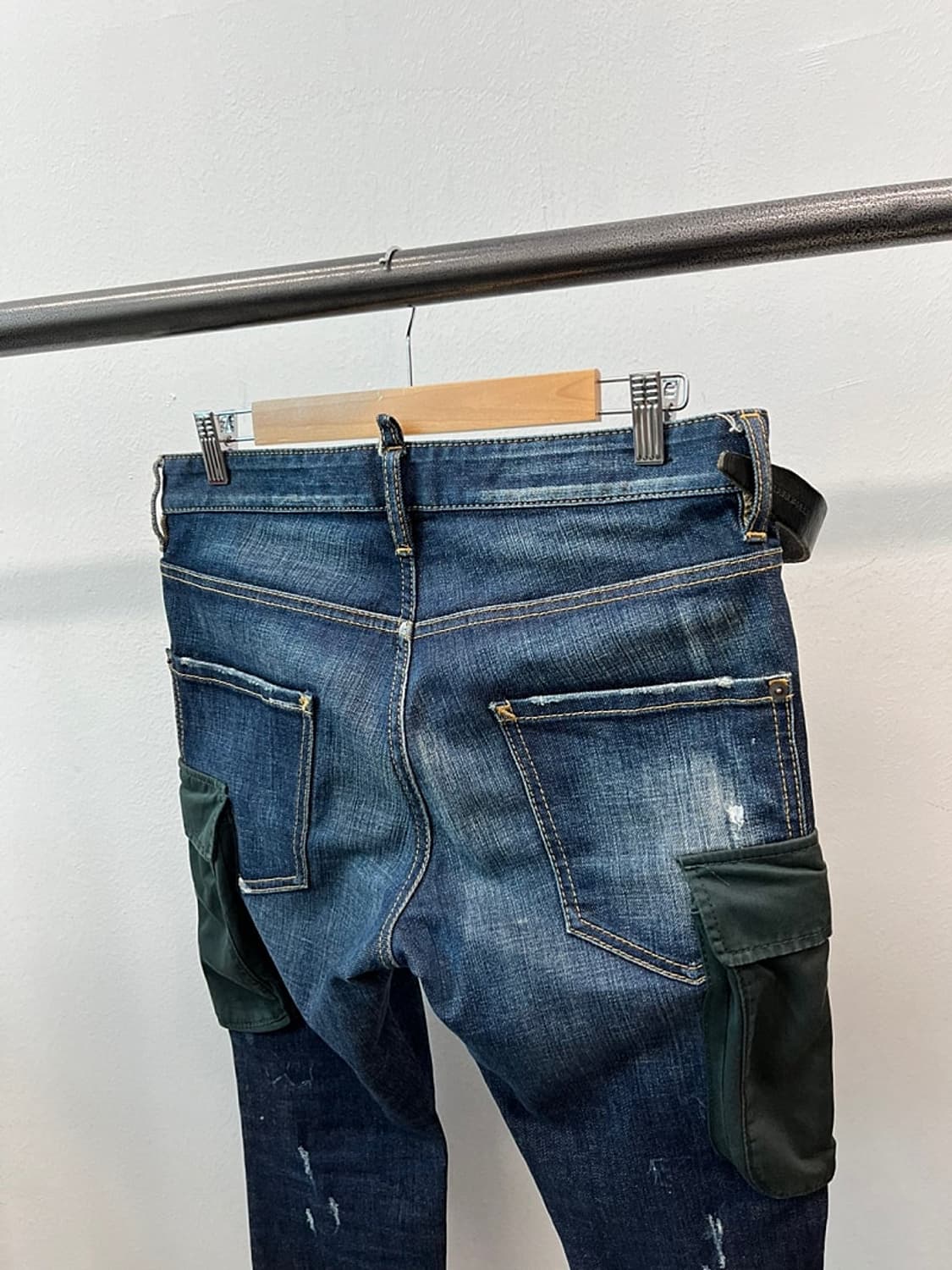 31-32) 디스퀘어드 카고포켓 워싱진  상품이미지6