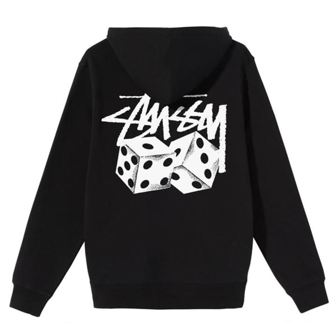 스투시 다이스 후드 블랙 L 상품이미지1