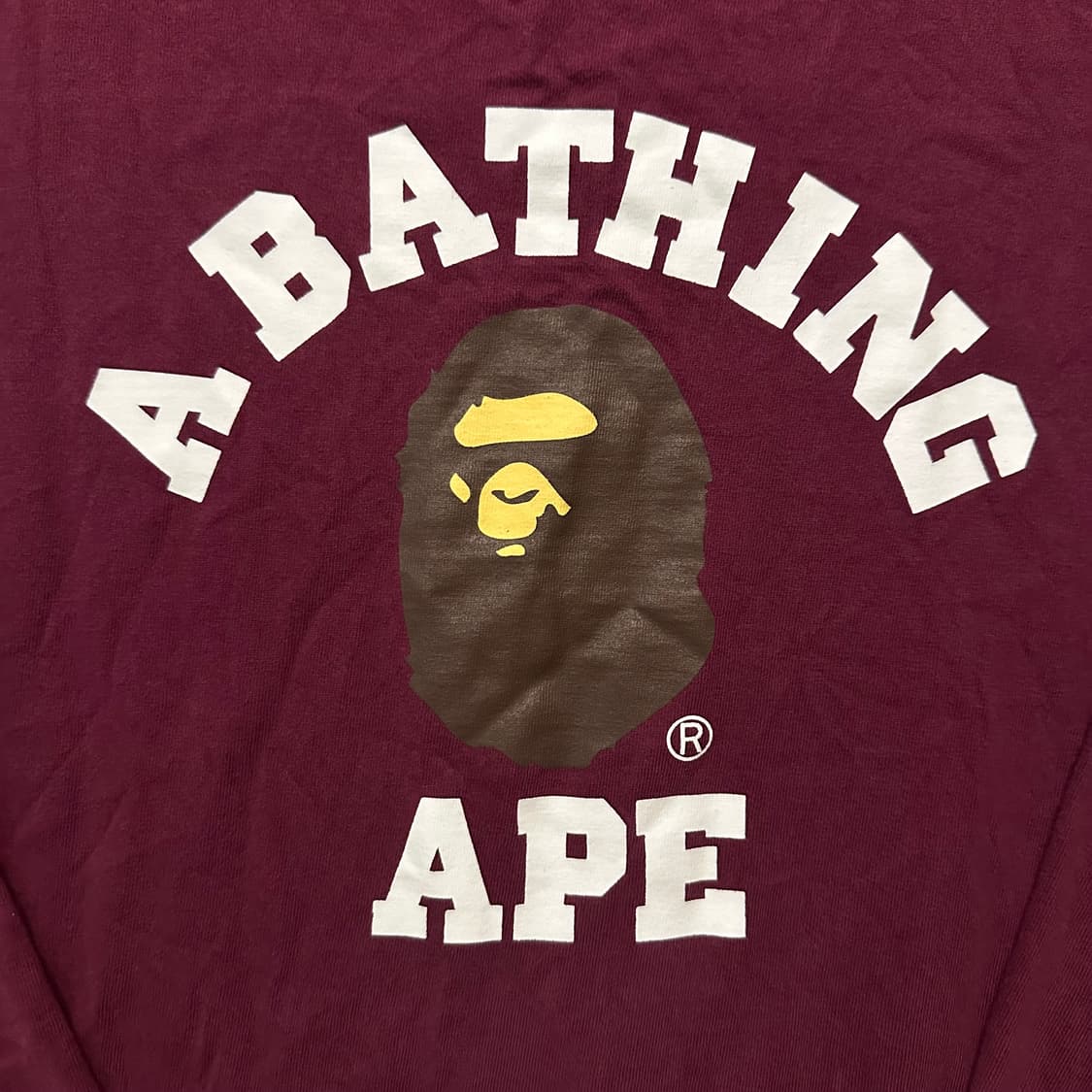 베이프 (Bape) 칼리지 롱슬리브 L 상품이미지4