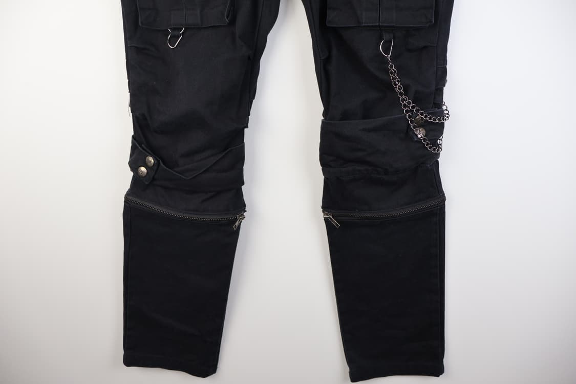 Jpn Black Y2k detail pants 상품이미지7