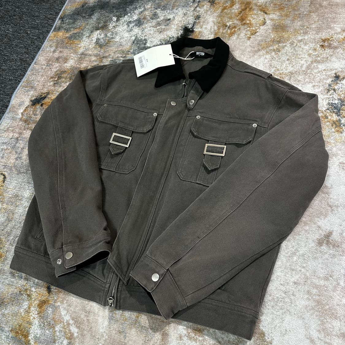 트릴리온 버클 코튼 워크 자켓 새상품 상품이미지1