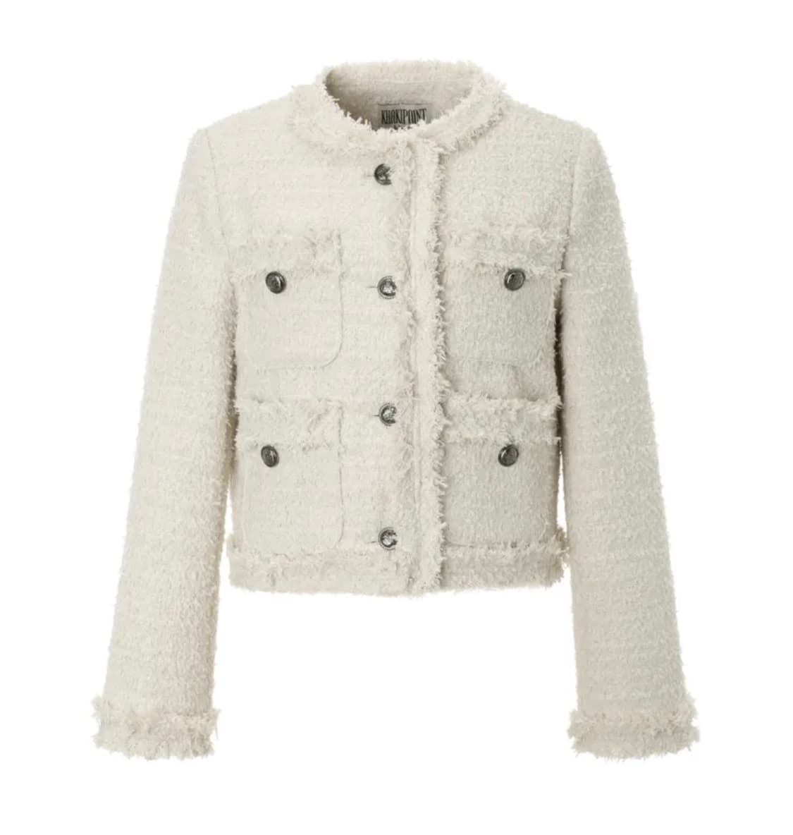 Antique Crop Tweed Jacket (ivory)트위드자켓 상품이미지1