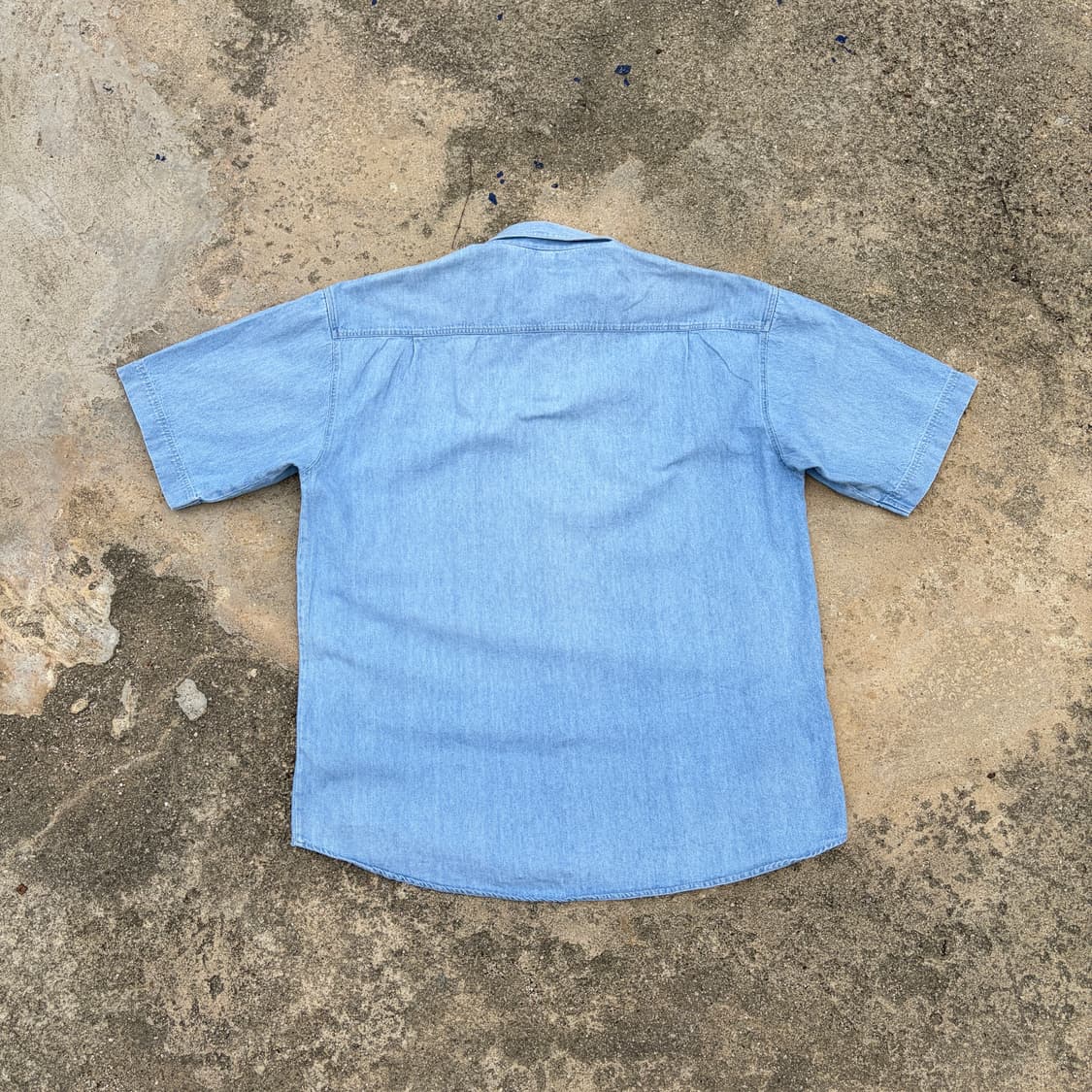 리바이스 빈티지 클래식 웨스턴 데님 반팔셔츠 XL 상품이미지9