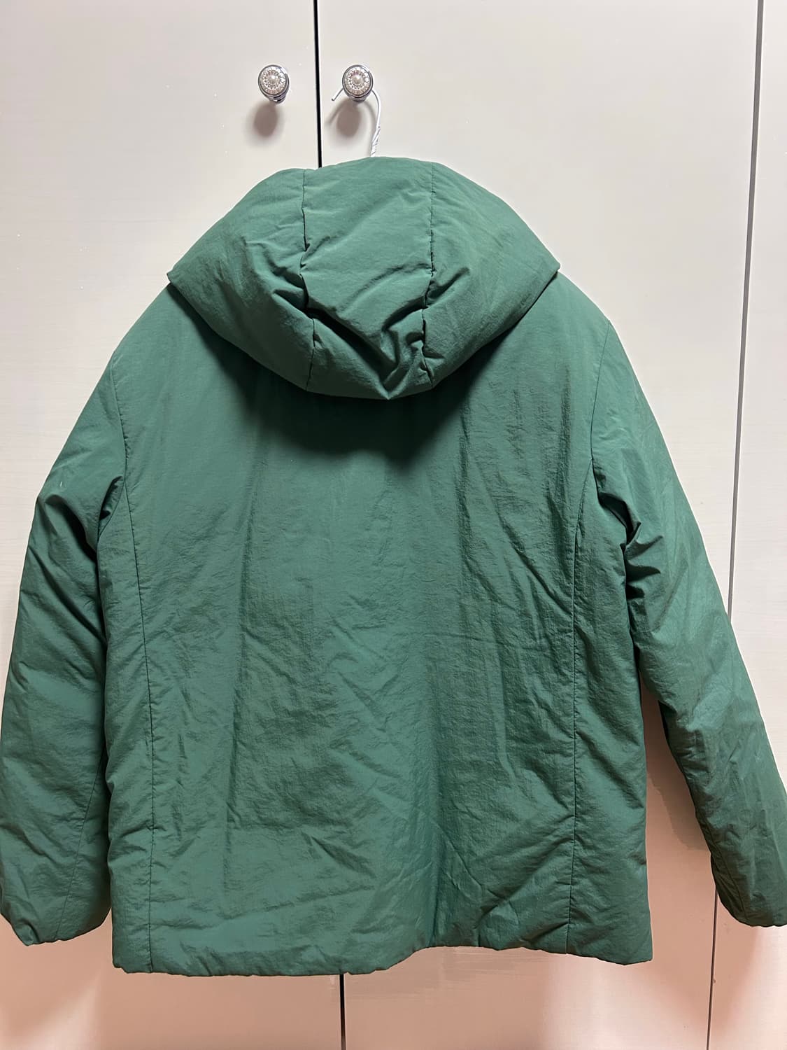 스노우피크 랜드후드 경량 패딩 L (105) 그린 상품이미지7