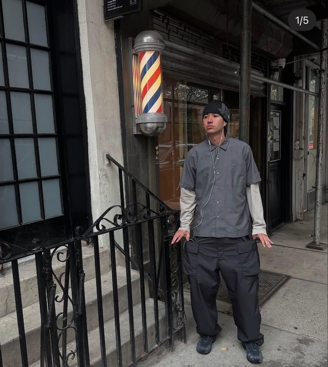 나나미카 카고 팬츠 34사이즈 블랙 3L PERTEX SHIELD 상품이미지1