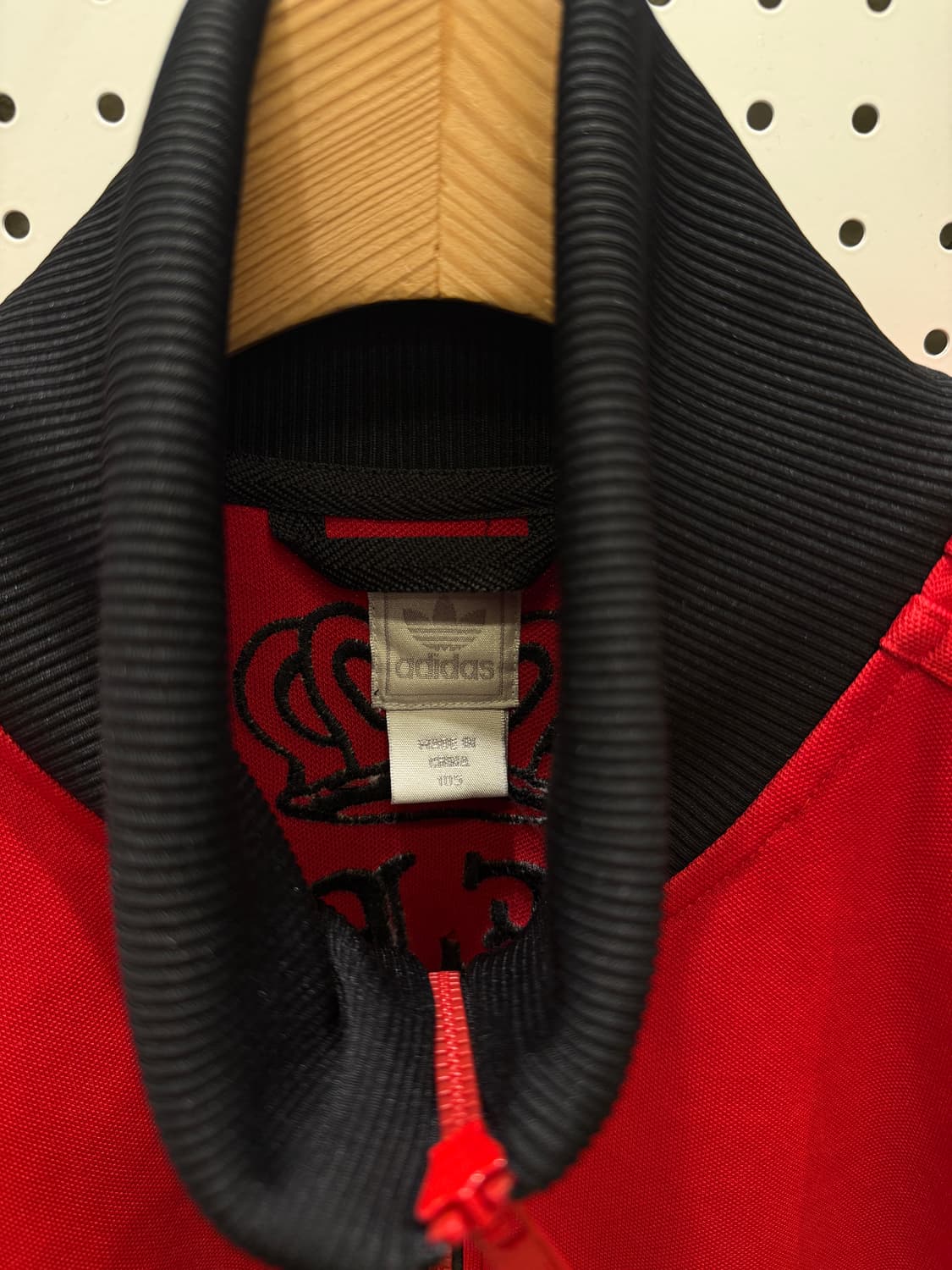 90s 아디다스 퀸스 빅로고 트랙탑 져지  U42 상품이미지5