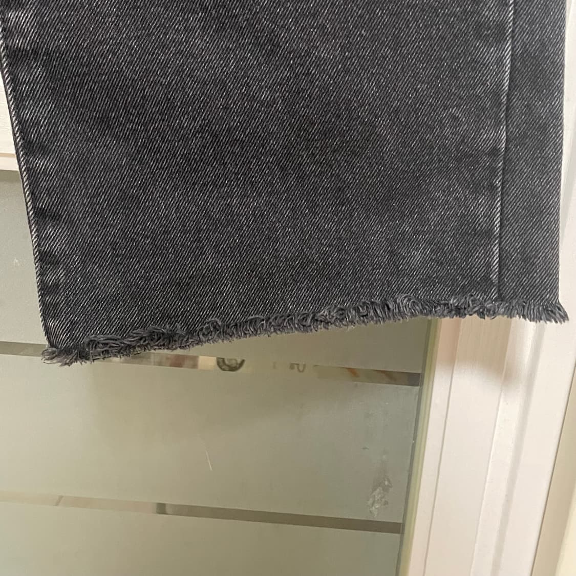 자라 여성 블랙 데님 팬츠 사이즈 36 상품이미지4