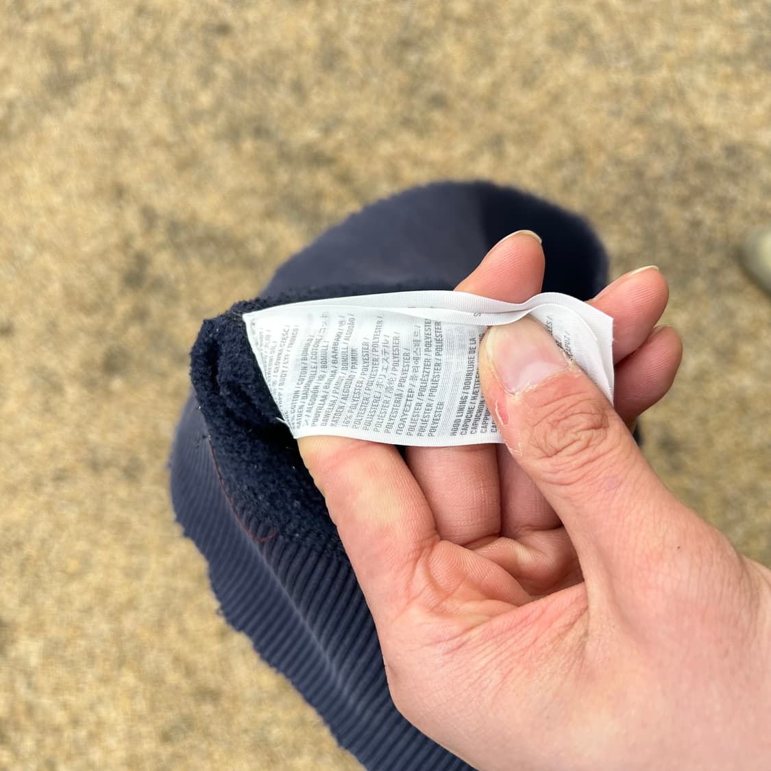 아베크롬비(Abercrombie) 네이비 Y2K 후드집업 상품이미지6