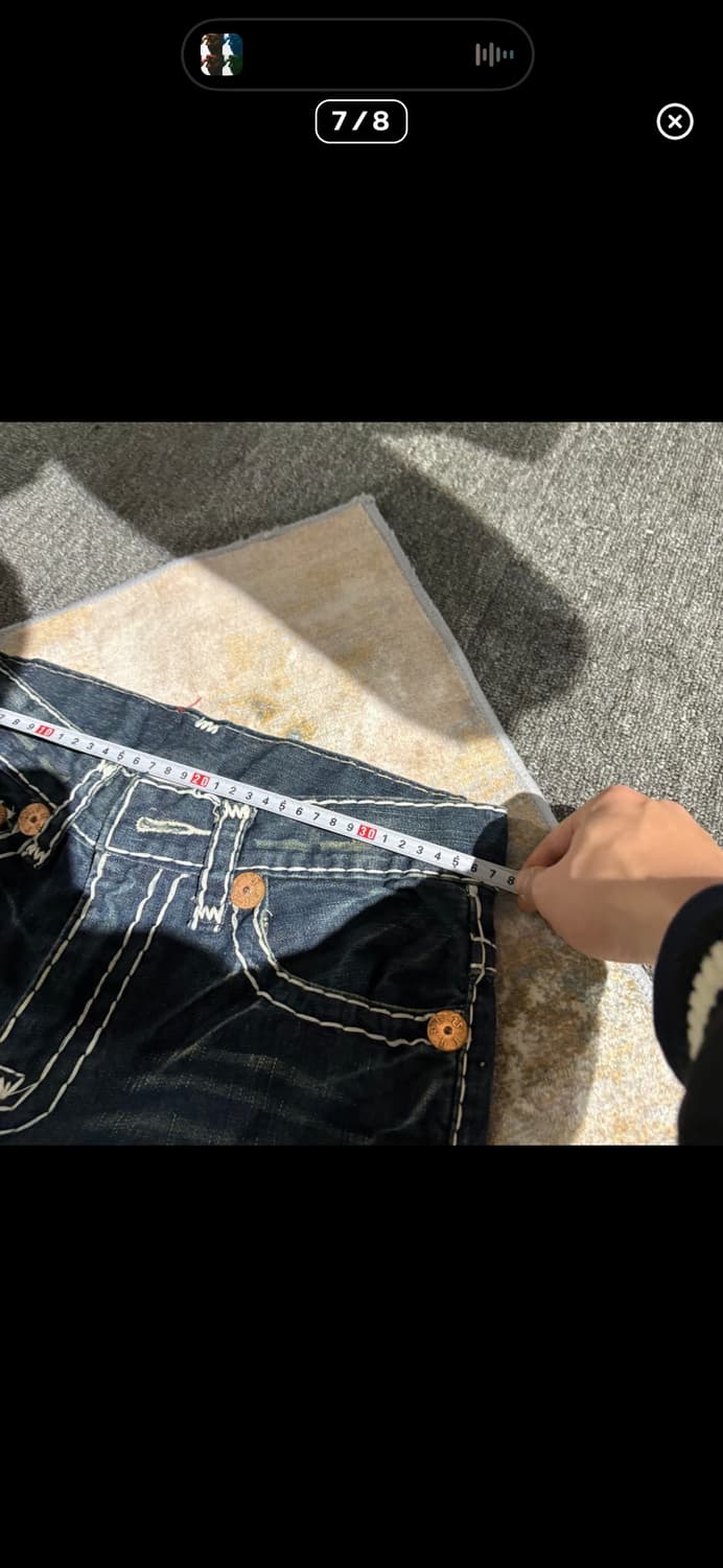 트루릴리젼 빈티지 부츠컷 데님 (실측사진에나옴) 상품이미지6