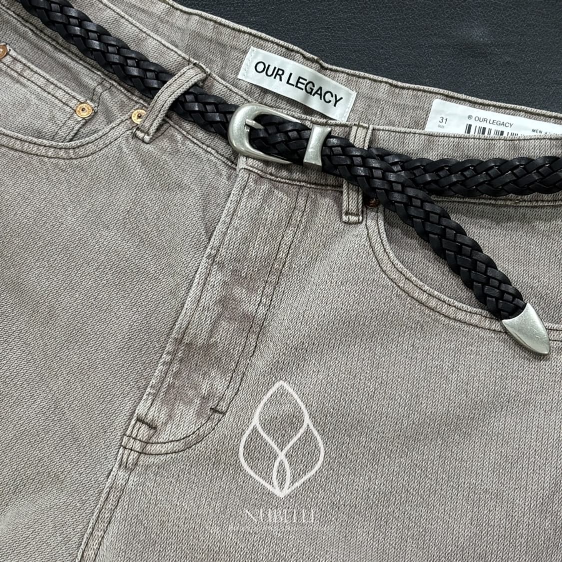 🌗 Mesh western belt / 이태리 메쉬 소가죽 웨스턴 벨트 상품이미지10