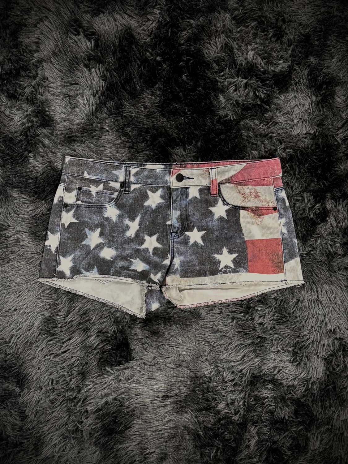 성조기 패턴 숏팬츠 상품이미지1