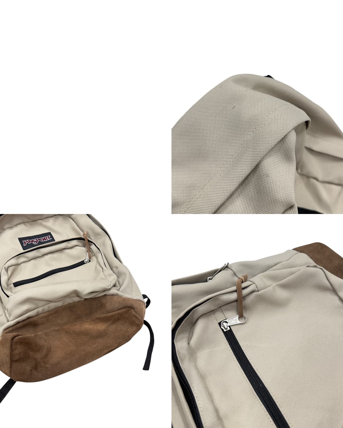 잔스포츠 빈티지 라이트팩 누런 베이지 백팩 가방 상품이미지6